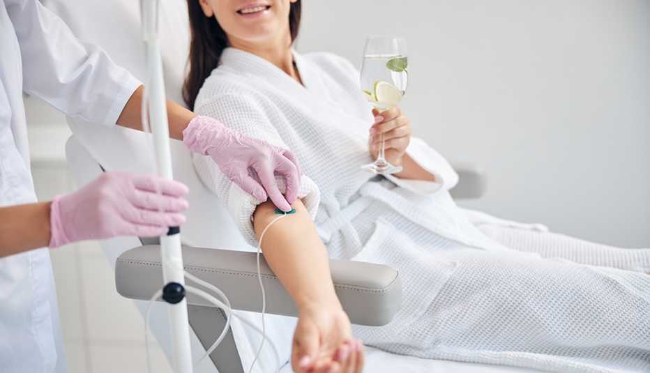 Terapia intravenosa / cóctel vitamínico