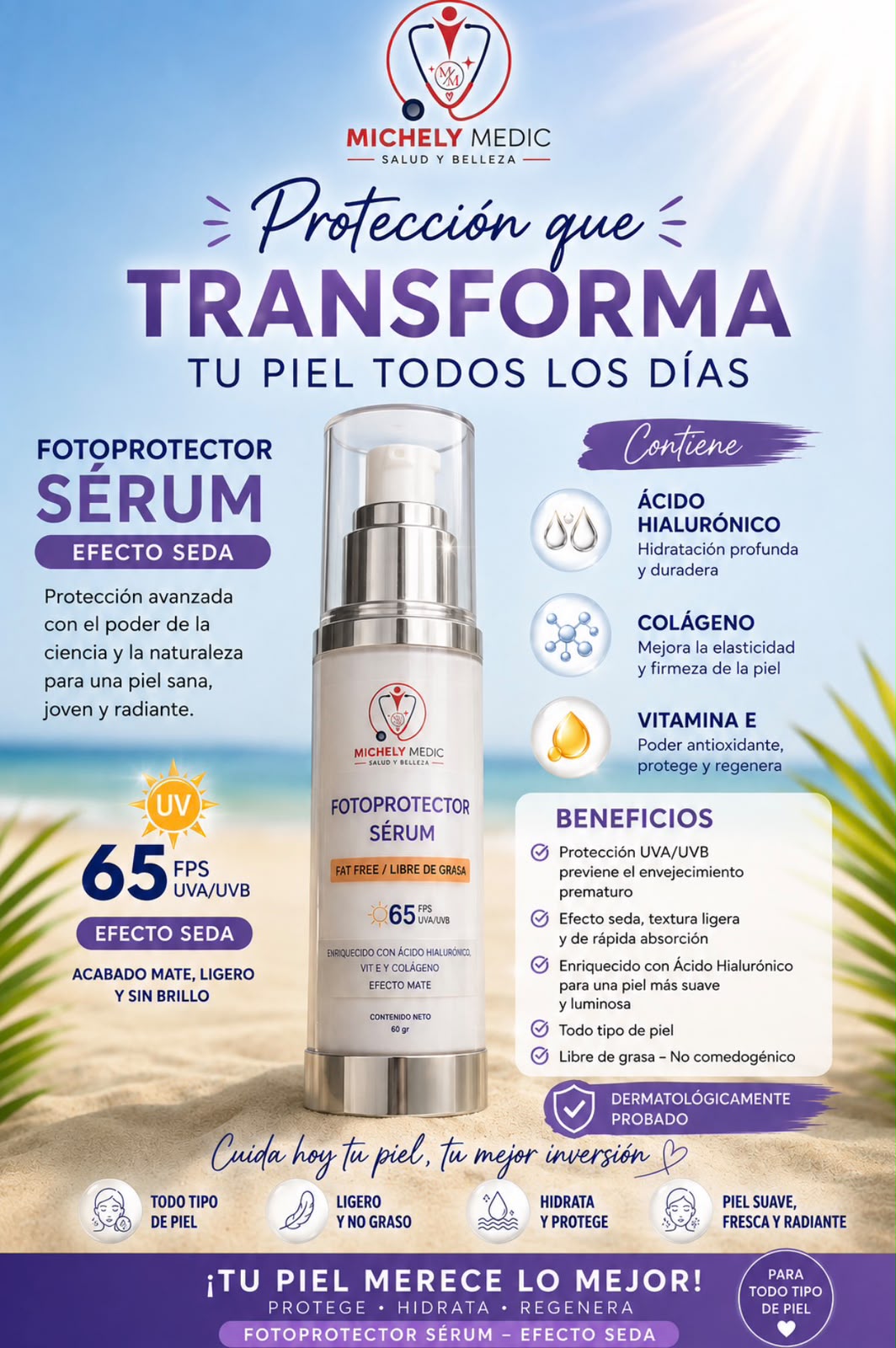 FOTOPROTECTOR CON AC. HIALURONICO